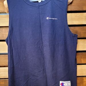 Champion Navy Sleeveless Shirt